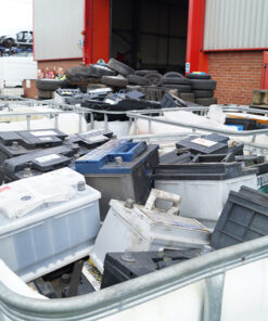 Drained Lead Battery Scrap